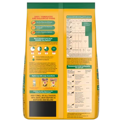 Pedigree Puppy & Adult Vegetarian Dry Dog Food 1kg